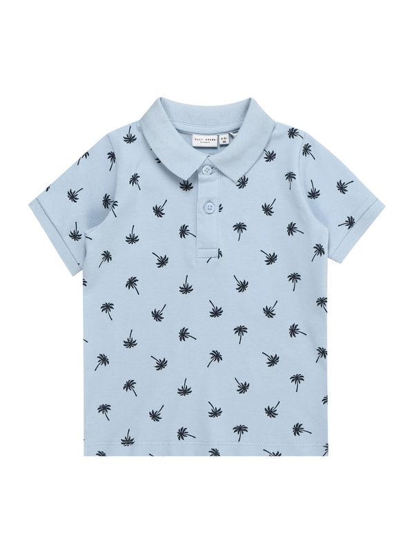 NAME IT NAME IT Тениска 'VOLO'  светлосиньо / тъмносиньо