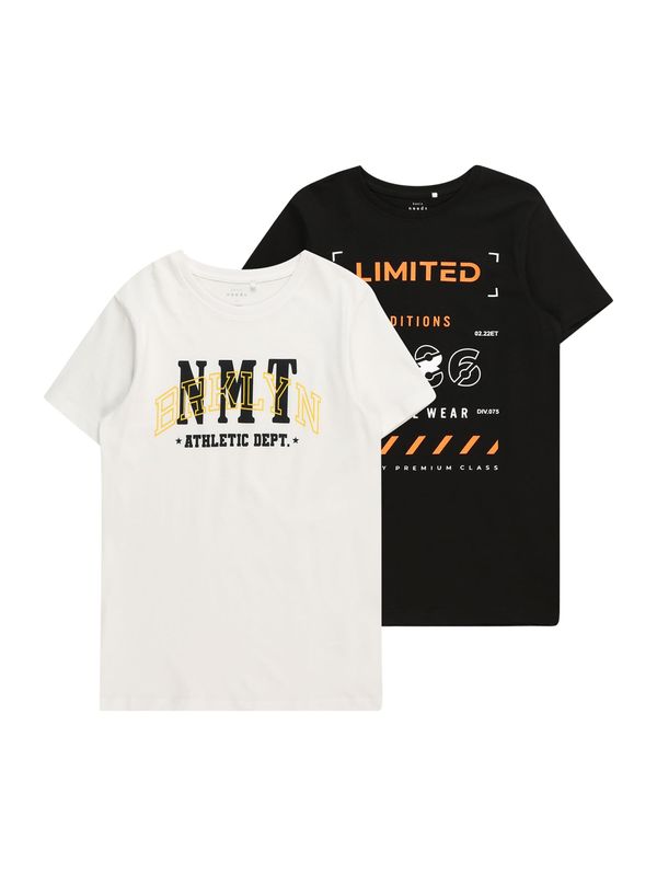 NAME IT NAME IT Тениска  жълто / оранжево / черно / бяло