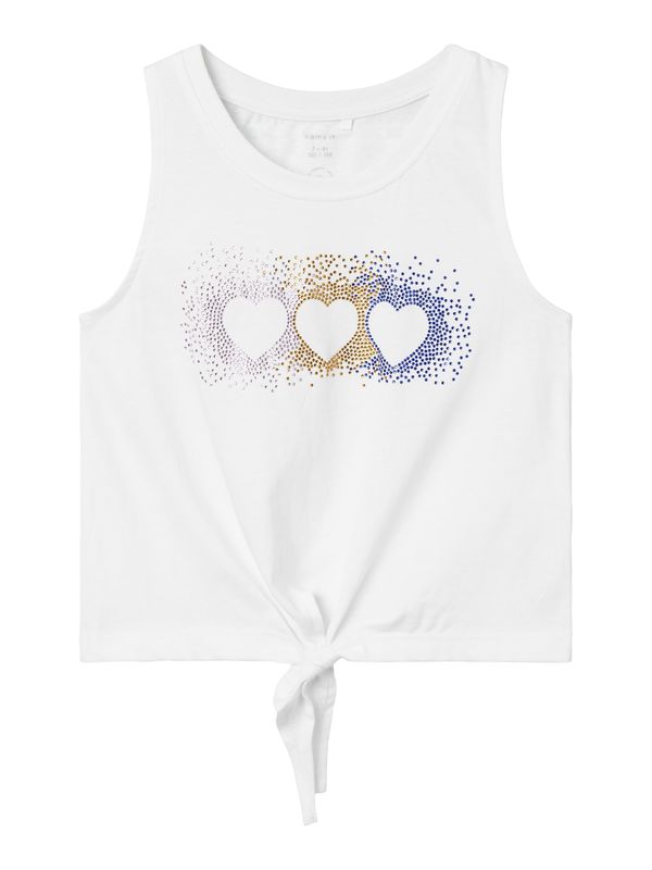 NAME IT NAME IT Топ 'HASTAR'  синьо / злато / светлолилаво / бяло