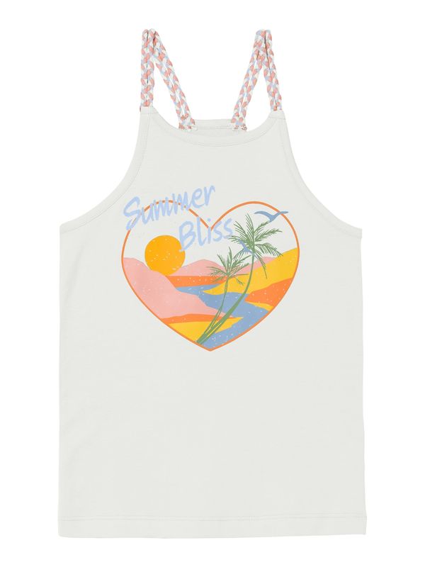 NAME IT NAME IT Топ 'HETARA'  синьо / зелено / оранжево / бяло