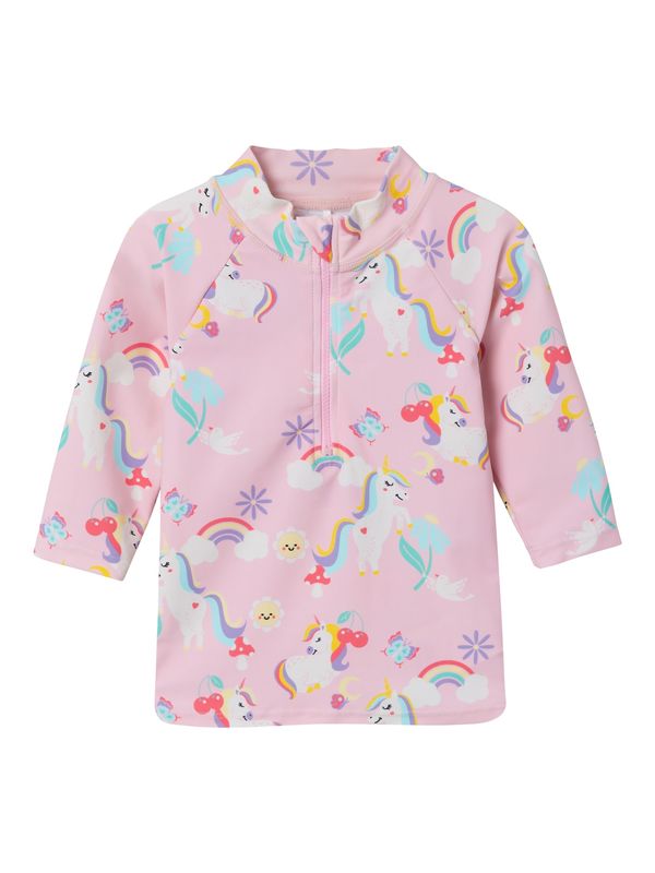 NAME IT NAME IT UV защита 'Zila'  тюркоазен / жълто / бледорозово / бяло