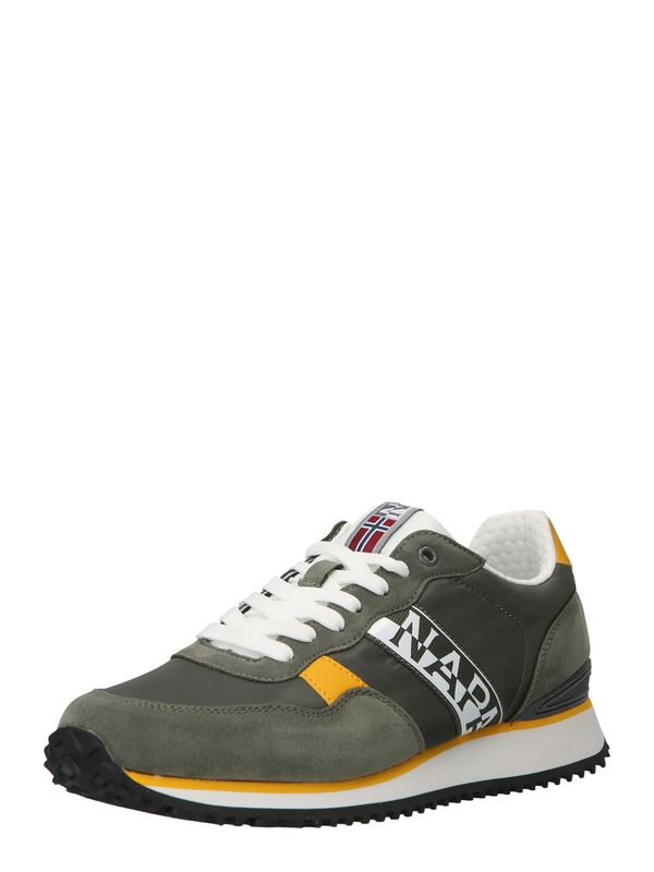 NAPAPIJRI NAPAPIJRI Ниски маратонки 'Cosmos'  лимоненожълто / тъмнозелено / бяло