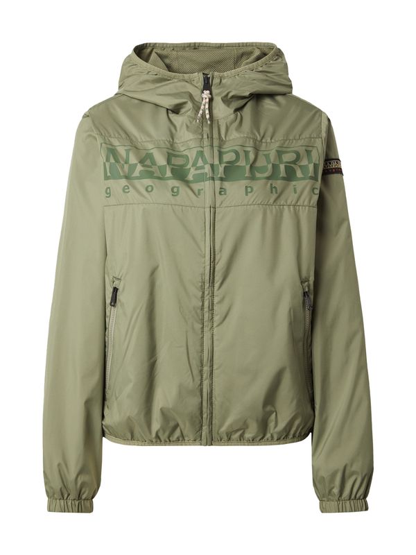 NAPAPIJRI NAPAPIJRI Преходно яке 'A-RAYMI'  каки / елхово зелено / червено / черно