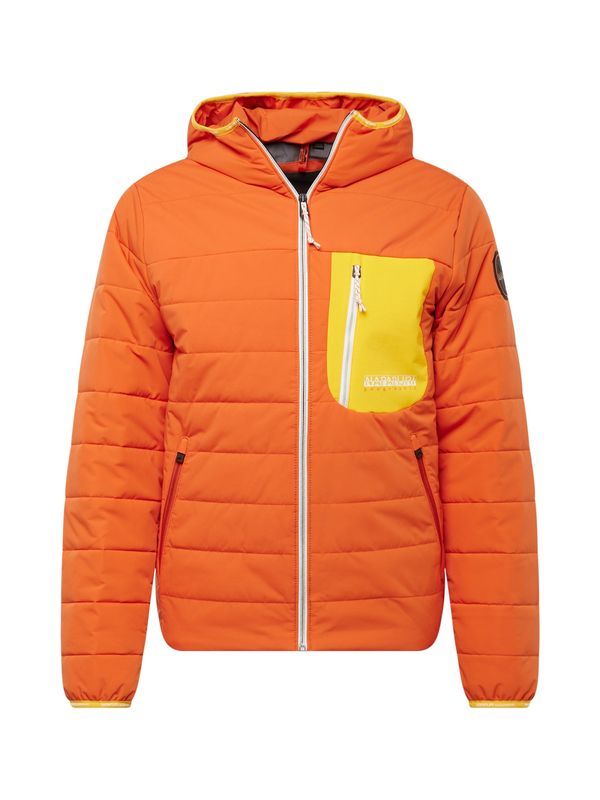 NAPAPIJRI NAPAPIJRI Преходно яке 'HURON'  жълто / оранжево / бяло