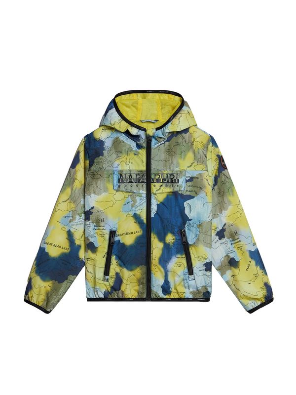 NAPAPIJRI NAPAPIJRI Преходно яке 'ONTARIO'  нейви синьо / жълто / каки / черно