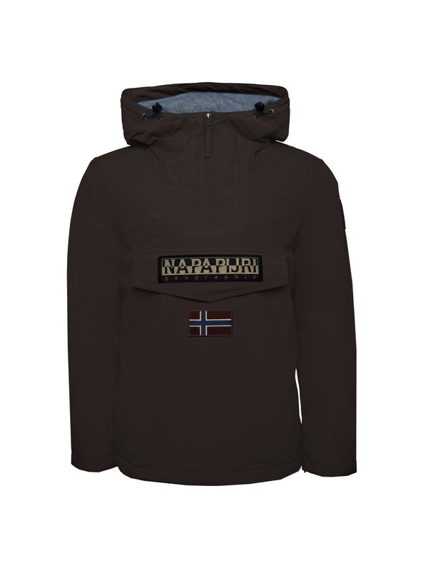 NAPAPIJRI NAPAPIJRI Преходно яке 'Rainforest'  бежово / шоколад / бургундово червено / черно