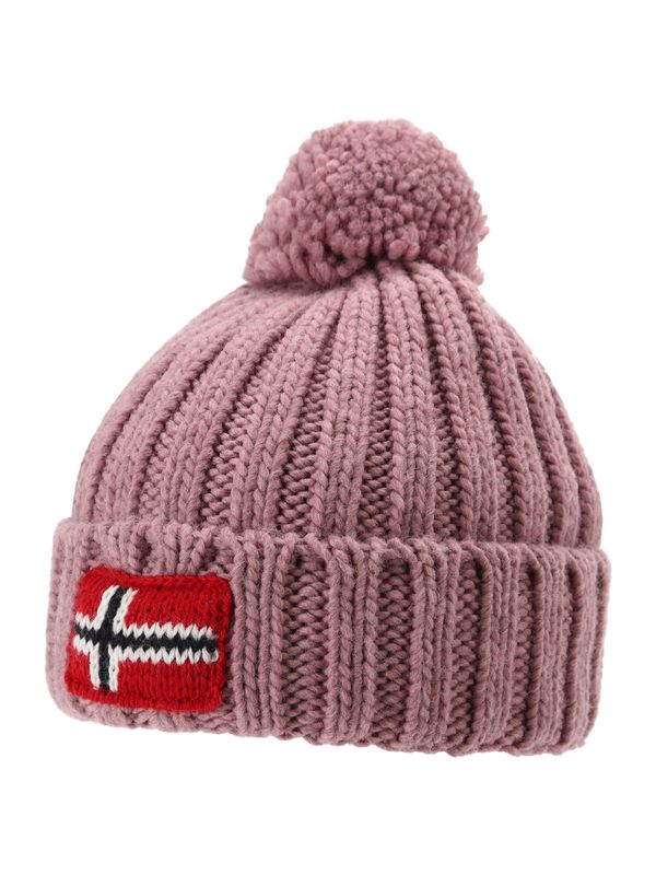 NAPAPIJRI NAPAPIJRI Шапка 'SEMIURY'  нейви синьо / пепел от рози / червено / бяло