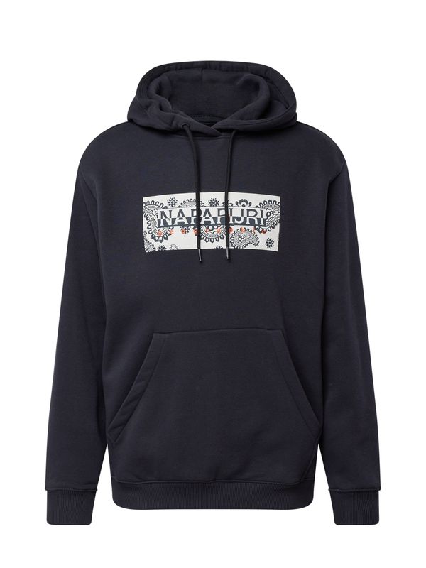 NAPAPIJRI NAPAPIJRI Суичър 'ANDESITE'  сиво / оранжево / черно / бяло