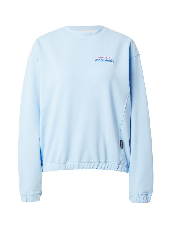 NAPAPIJRI NAPAPIJRI Суичър 'KEITH'  кралско синьо / светлосиньо / мерло / бяло