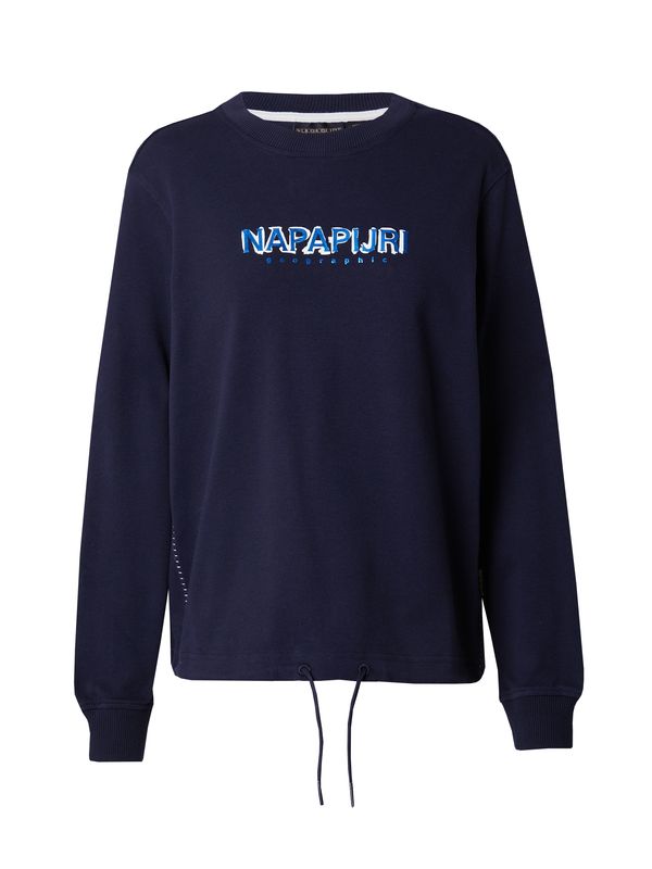 NAPAPIJRI NAPAPIJRI Суичър 'KREIS'  нейви синьо / тъмносиньо / бяло