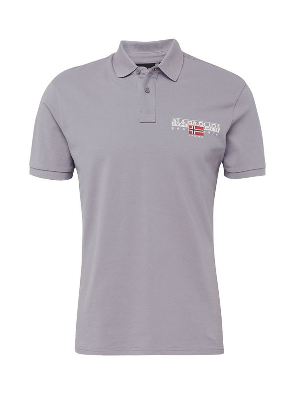 NAPAPIJRI NAPAPIJRI Тениска 'AYLMER'  нейви синьо / сиво / червено / бяло