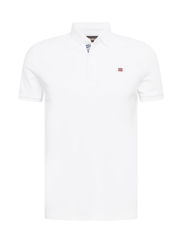 NAPAPIJRI NAPAPIJRI Тениска 'EOLANOS'  червено / бяло