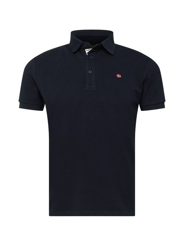 NAPAPIJRI NAPAPIJRI Тениска 'EOLANOS'  морскосиньо / червено / бяло