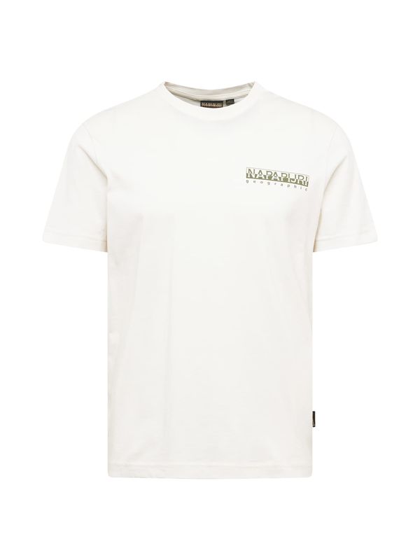 NAPAPIJRI NAPAPIJRI Тениска 'S-GOUIN'  каки / оранжево / бяло