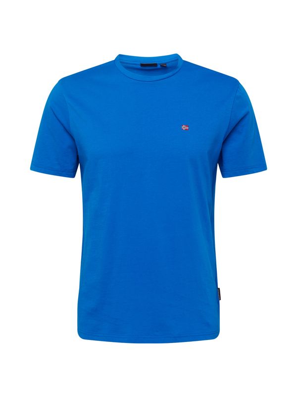 NAPAPIJRI NAPAPIJRI Тениска 'SALIS'  синьо / червено / бяло