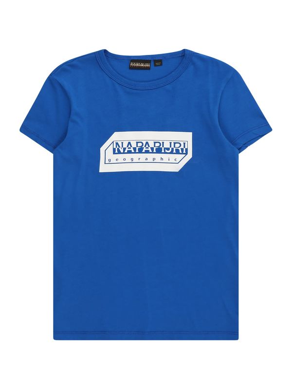 NAPAPIJRI NAPAPIJRI Тениска  синьо / бяло