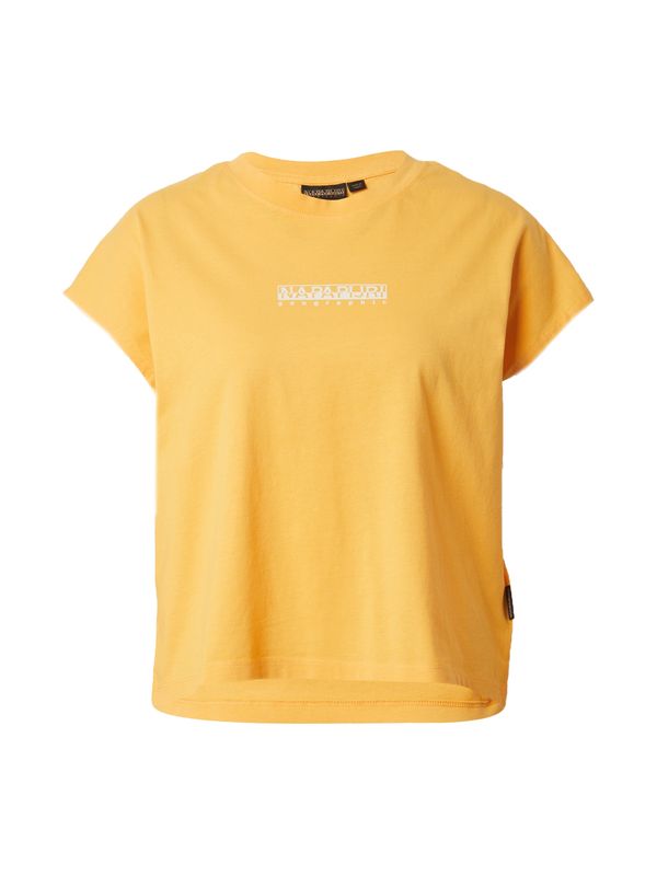 NAPAPIJRI NAPAPIJRI Тениска 'TAHI'  лимон / ръждиво червено / червена боровинка / бяло