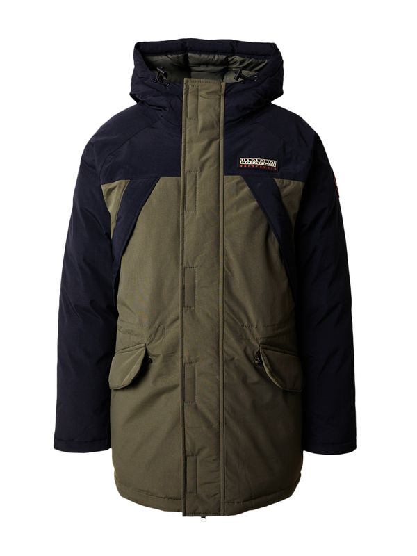 NAPAPIJRI NAPAPIJRI Зимно яке 'EPOCH'  тъмносиньо / маслина / светлозелено / червено