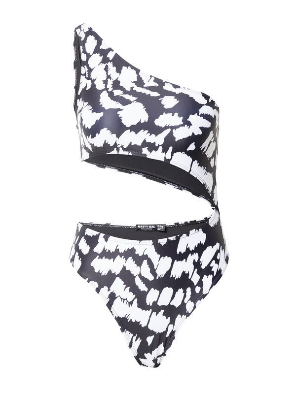 Nasty Gal Nasty Gal Бански костюм  черно / бяло