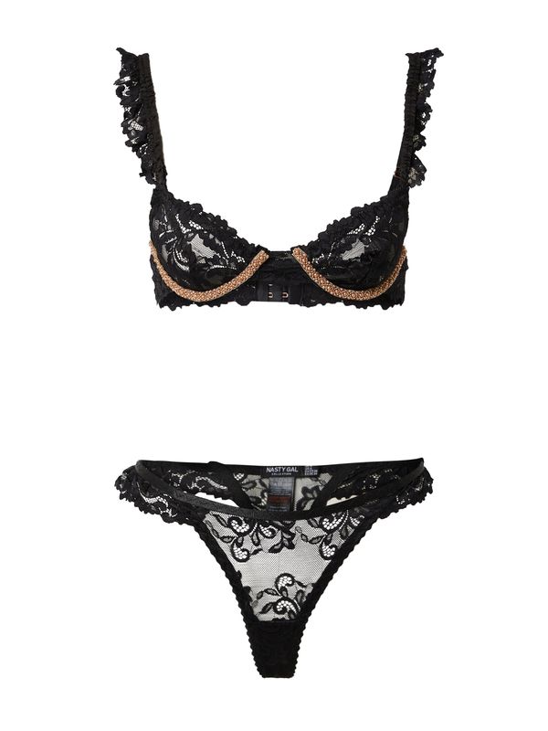 Nasty Gal Nasty Gal Комлекти бельо  бронз / черно