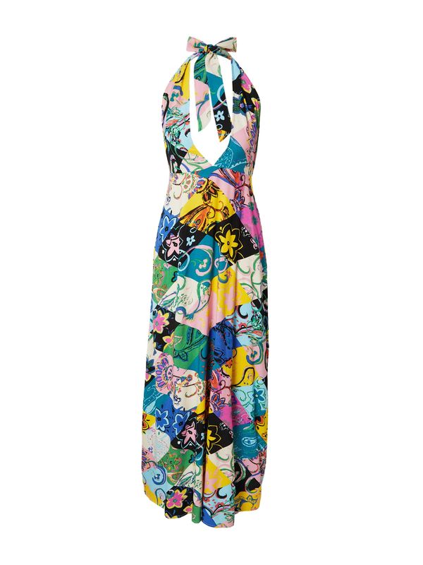 Nasty Gal Nasty Gal Лятна рокля  синьо / жълто / зелено / розово