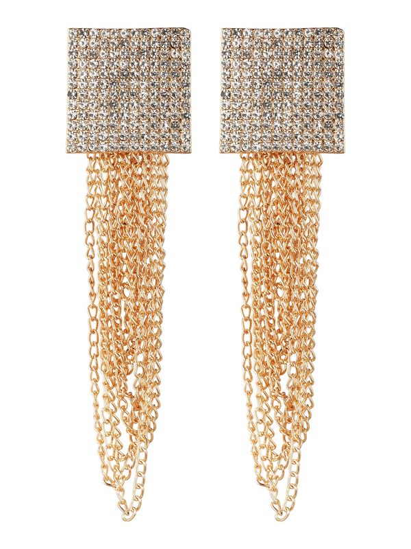 Nasty Gal Nasty Gal Обеци  злато / прозрачно