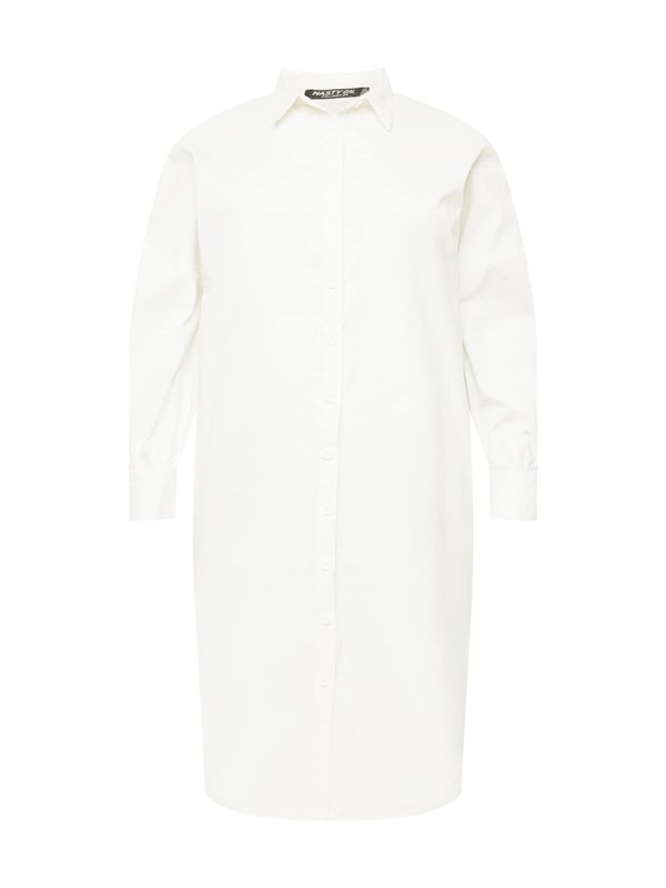 Nasty Gal Plus Nasty Gal Plus Рокля тип риза  мръсно бяло
