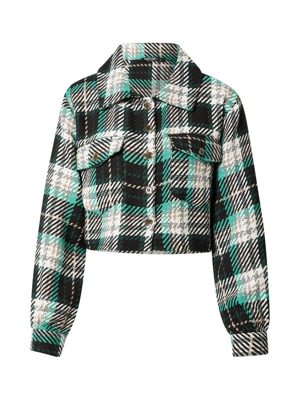 Nasty Gal Nasty Gal Преходно яке  нефритено зелено / черно / бяло