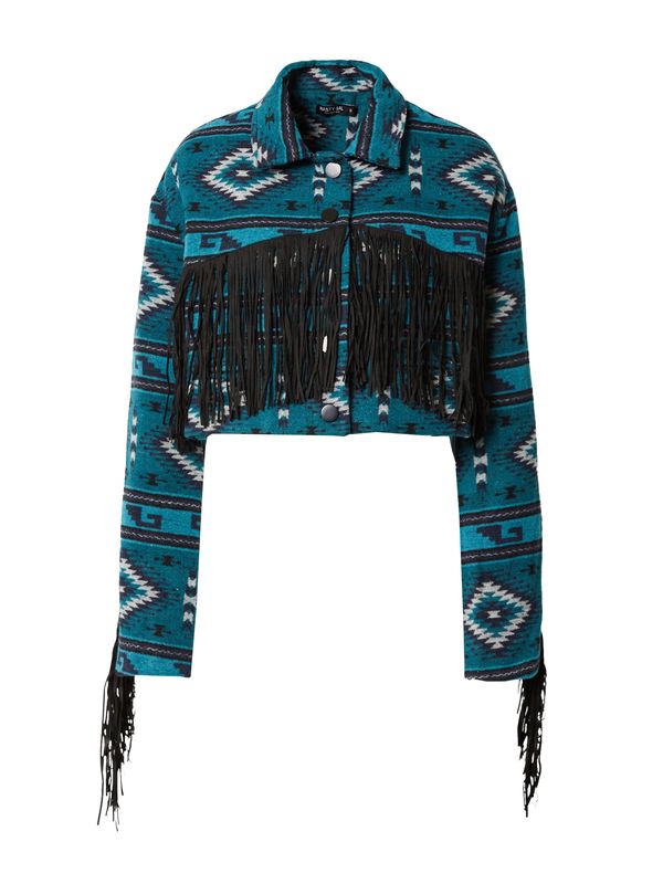 Nasty Gal Nasty Gal Преходно яке  синьо / нейви синьо / бяло