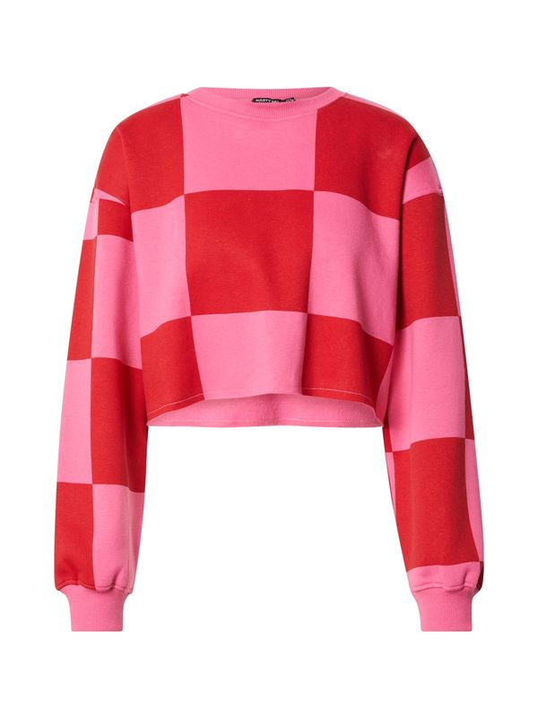 Nasty Gal Nasty Gal Суичър  светлорозово / червено