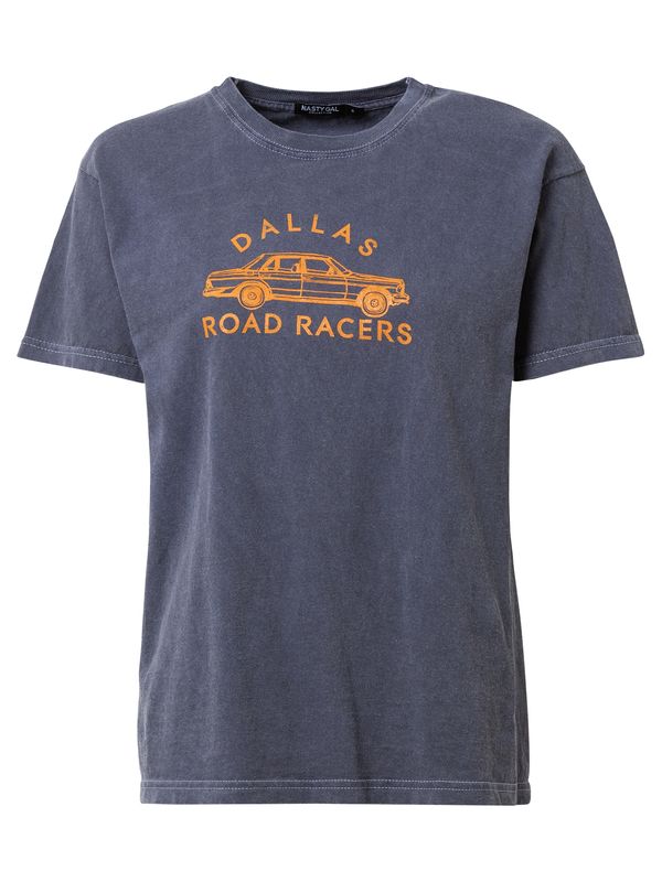 Nasty Gal Nasty Gal Тениска  базалтово синьо / оранжево