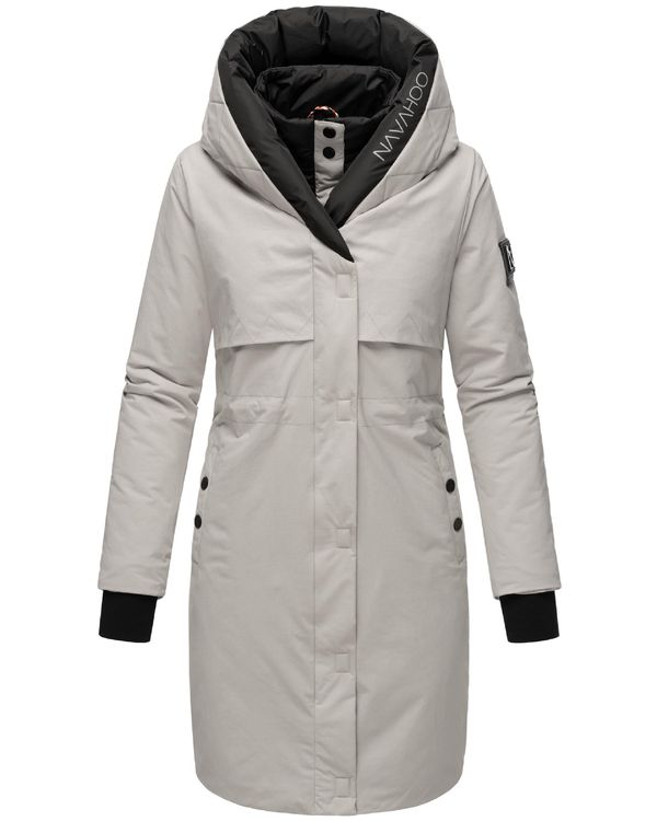 NAVAHOO NAVAHOO Функционално палто 'Snowelf'  светлосиво / черно