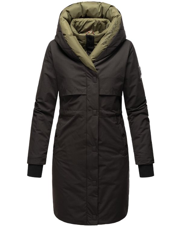 NAVAHOO NAVAHOO Функционално палто 'Snowelf'  зелено / черно