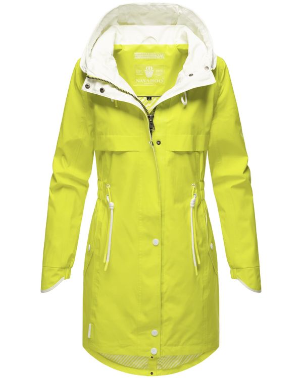 NAVAHOO NAVAHOO Функционално палто 'Xankaa'  лимоненожълто / бяло
