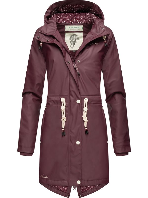 NAVAHOO NAVAHOO Функционално яке 'Flower of Ocean'  бордо / бяло