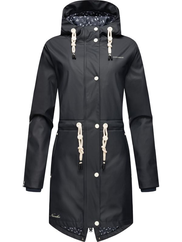 NAVAHOO NAVAHOO Функционално яке 'Flower of Ocean'  нейви синьо / бяло