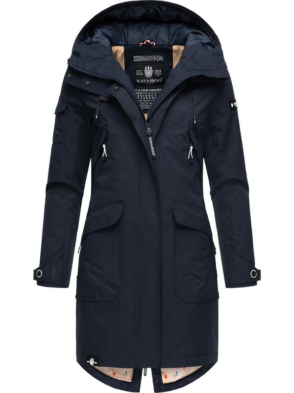 NAVAHOO NAVAHOO Функционално яке 'PFEFFERSCHOTE'  синьо / черно / бяло