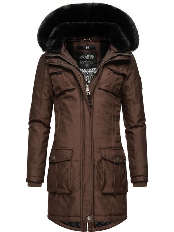 NAVAHOO NAVAHOO Функционално яке 'Tiniis'  тъмнокафяво / черно