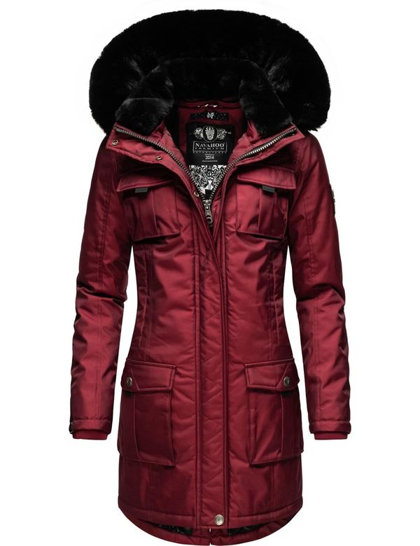 NAVAHOO NAVAHOO Функционално яке 'Tinis'  винено червено / черно