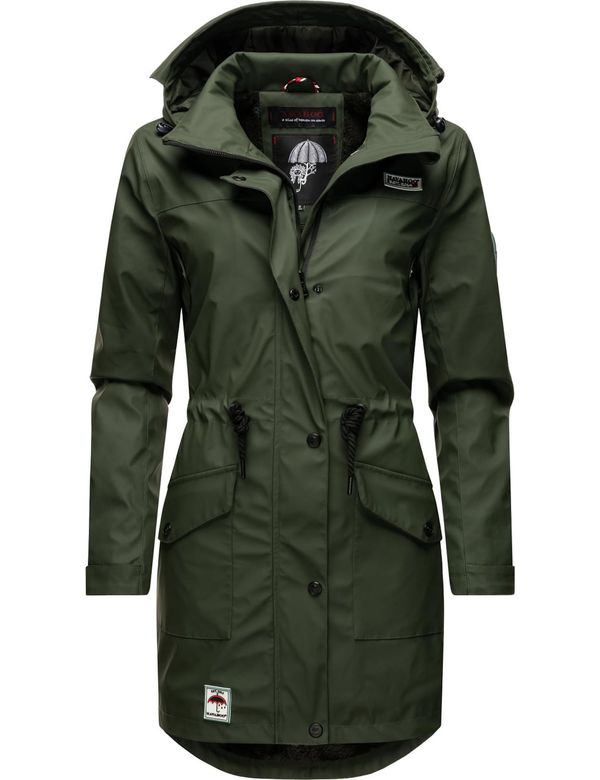 NAVAHOO NAVAHOO Преходно палто 'Deike'  маслина