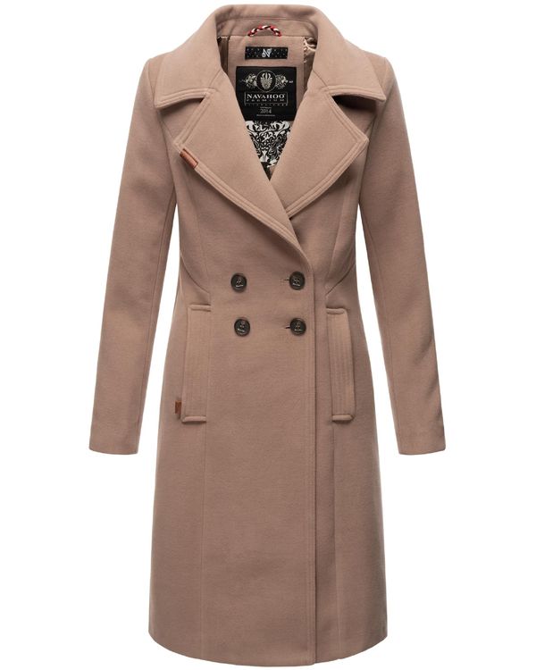 NAVAHOO NAVAHOO Преходно палто 'Wooly'  таупе сиво