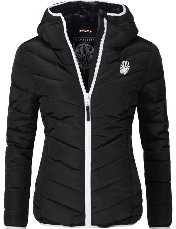 NAVAHOO NAVAHOO Преходно яке 'Elva'  черно / бяло