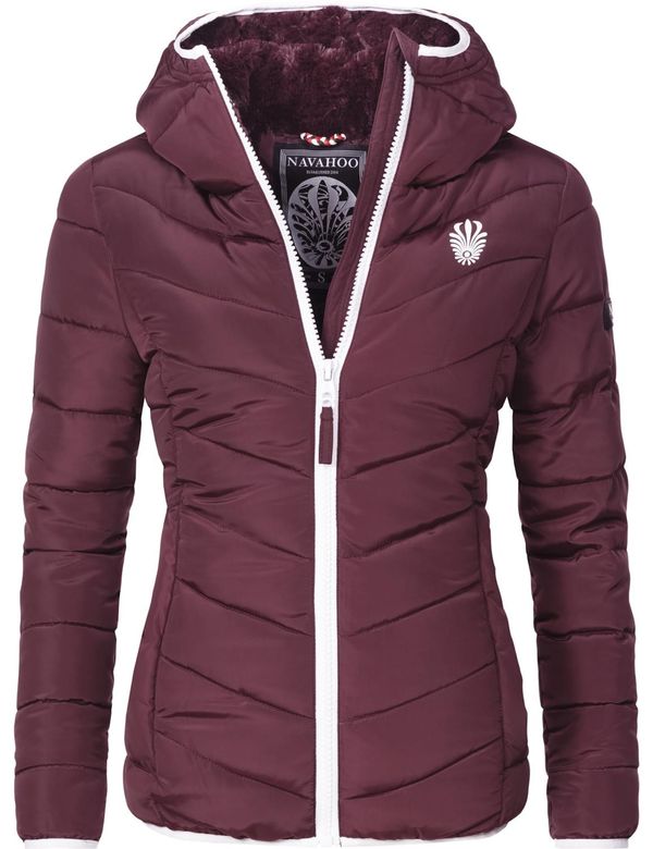 NAVAHOO NAVAHOO Преходно яке 'Elva'  винено червено / бяло