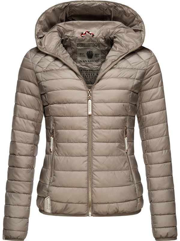 NAVAHOO NAVAHOO Преходно яке 'Ich Bin Hübsch'  сиво