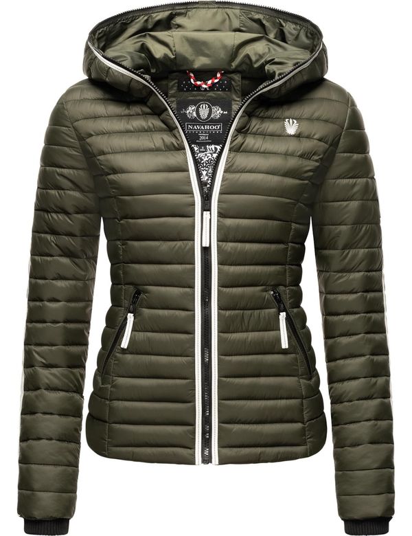 NAVAHOO NAVAHOO Преходно яке 'Kimuk'  маслина / бяло