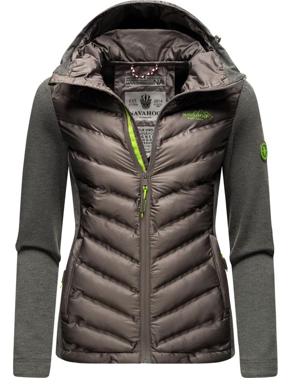 NAVAHOO NAVAHOO Преходно яке 'Nimm Mich Mit'  шоколад / тъмносиво