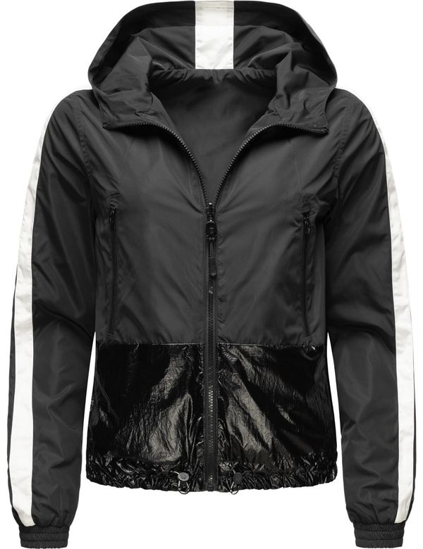 NAVAHOO NAVAHOO Преходно яке 'Sunitaa'  черно / бяло