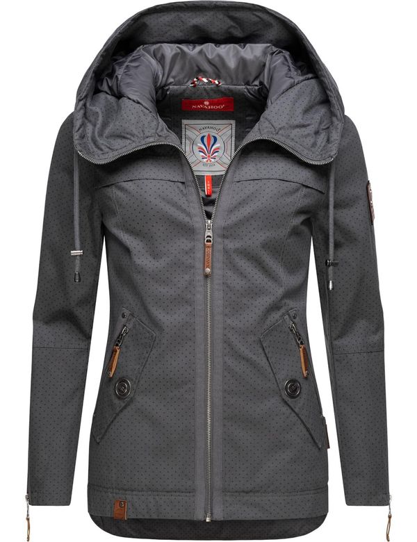 NAVAHOO NAVAHOO Преходно яке 'Wekoo'  кафяво / антрацитно черно / тъмносиво