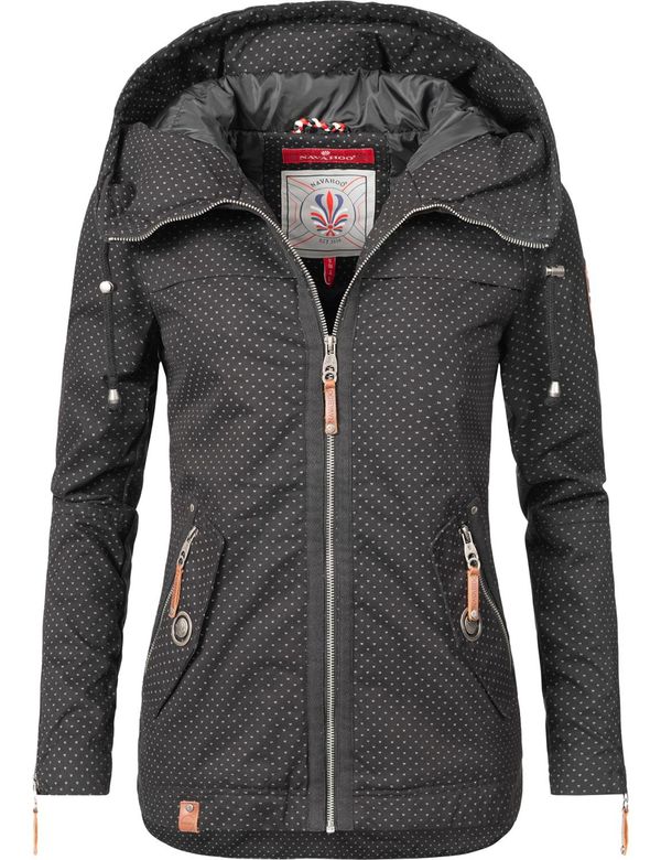 NAVAHOO NAVAHOO Преходно яке 'Wekoo'  кремаво / черно