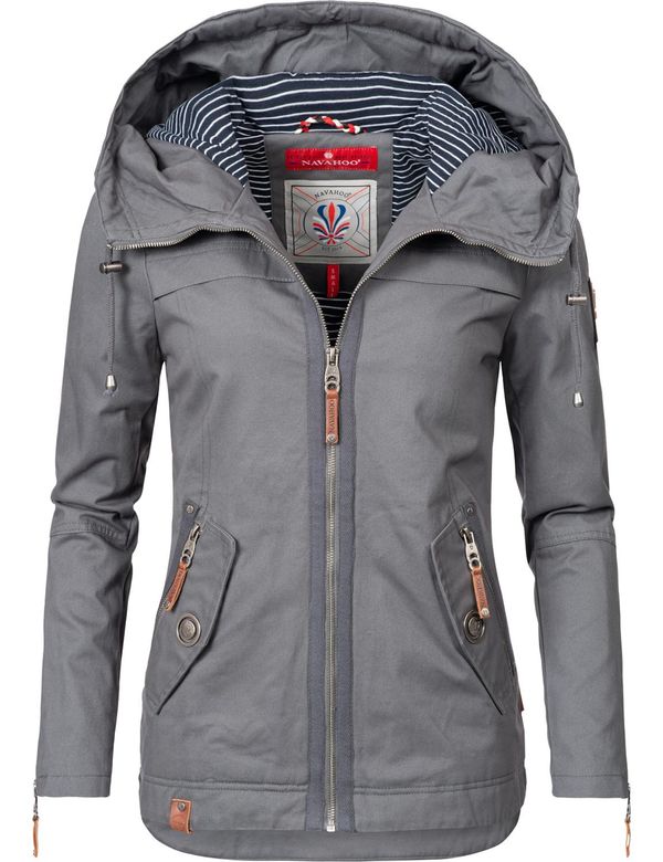 NAVAHOO NAVAHOO Преходно яке 'Wekoo'  светлокафяво / тъмносиво